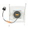 Topaz LED Performance Square Retrofit Downlight, 6", 16W CCT Selectable, Square Baffle Trim