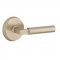 Emtek EM7106BR Bryce Lever on #2 Rosette Tumbled White Bronze