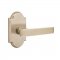 Emtek EM7108YM Yuma Lever on #1 Rosette Tumbled White Bronze