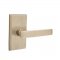 Emtek EM7104YM Yuma Lever on #3 Rosette Tumbled White Bronze