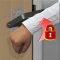 Restroom UP LoK Ultimate Privacy Lock - locking action