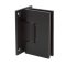 FHC Valore HD Series Wall Mount Hinge for Shower Doors - Full Back Plate, Oil Rubbed Bronze (US10B) Finished