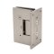 FHC Valore HD Series Wall Mount Hinge for Shower Doors - Full Back Plate- Rear, Satin Nickel (US15) Finished