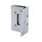 FHC Venice Square 5 Degree Positive Close Wall Mount Hinge for Shower Doors - Offset Back Plate- Rear, Polished Chrome (US26) Finished