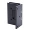 FHC Venice Series Wall Mount Hinge for Shower Doors - Offset Back Plate- Rear, Matte Black (BLK) Finished
