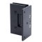 FHC Venice Square 5 Degree Positive Close Wall Mount Hinge for Shower Doors- Rear - Offset Back Plate, Matte Black (BLK) Finished
