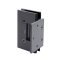 FHC Venice Square 5 Degree Positive Close Offset Short Back Plate Wall Mount Hinge- Rear, Matte Black (BLK) Finished