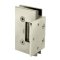 FHC Venice Square Wall Mount Hinge for Shower Doors - Offset Short Back Plate- Rear, Polished Nickel (US14) Finished