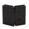 FHC Venice Series 135 Degree Glass To Glass Hinge for Shower Doors - 3/8"-1/2" Tempered Glass, Oil Rubbed Bronze (US10B) Finished