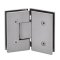 FHC Venice Square 5 Degree Positive Close Glass To Glass 135 Degree Hinge for Shower Doors- Rear, Satin Nickel (US15) Finished
