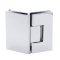 FHC Venice Series 135 Degree Glass To Glass Hinge for Shower Doors - 3/8"-1/2" Tempered Glass, Polished Chrome (US26) Finished