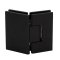 FHC Venice Square 5 Degree Positive Close Glass To Glass 135 Degree Hinge for Shower Doors, Matte Black (BLK) Finished