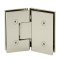 FHC Venice Square 5 Degree Positive Close Glass To Glass 135 Degree Hinge for Shower Doors- Rear, Polished Nickel (US14) Finished