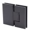 FHC Venice Series 180 Degree Glass To Glass Hinge for Shower Doors - 3/8" to 1/2" Tempered Glass, Oil Rubbed Bronze (US10B) Finished