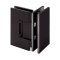 FHC Venice Square Glass To Glass 90 Degree Hinge for Shower Doors - 3/8" to 1/2" Tempered Glass, Oil Rubbed Bronze (US10B) Finished