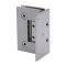 FHC Venice Adjustable Square Wall Mount Hinge for Shower Doors- Rear, Satin Nickel (US15) Finished