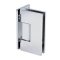FHC Venice Adjustable Square Wall Mount Hinge for Shower Doors, Polished Chrome (US26) Finished