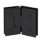 FHC Venice Square 5 Degree Positive Close Glass To Glass 135 Degree Hinge for Shower Doors- Rear, Matte Black (BLK) Finished