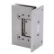 FHC Venice Adjustable Square Wall Hinge for Shower Doors - Full Back Plate- Rear, Satin Nickel (US15) Finished