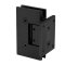 FHC Venice Adjustable Square Wall Mount Hinge for Shower Doors- Rear, Matte Black (BLK) Finished