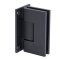 FHC Venice Series Wall Mount Hinge for Shower Doors - Short Back Plate, Oil Rubbed Bronze (US10B) Finished