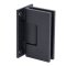 FHC Venice Adjustable Square Wall Hinge for Shower Doors - Full Back Plate, Oil Rubbed Bronze (US10B) Finished