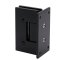 FHC Venice Series Wall Mount Hinge for Shower Doors - Short Back Plate- Rear, Oil Rubbed Bronze (US10B) Finished