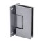 FHC Venice Series Wall Mount Hinge for Shower Doors - Short Back Plate, Polished Nickel (US14) Finished