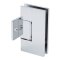 FHC Venice Pony Wall Mount Hinge for Shower Doors - 3/8" Or 1/2" Glass, Polished Chrome (US26) Finished
