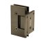 FHC Venice Series Wall Mount Hinge for Shower Doors - Short Back Plate- Rear, Satin Bronze (US10) Finished