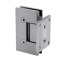FHC Venice Series Wall Mount Hinge for Shower Doors - Short Back Plate- Rear, Satin Nickel (US15) Finished