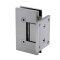 FHC Venice Square 5 Degree Positive Wall Mount Hinge for Shower Doors- Rear, Satin Nickel (US15) Finished