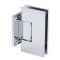 FHC Venice Series Wall Mount Hinge for Shower Doors - Short Back Plate, Polished Chrome (US26) Finished
