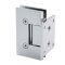 FHC Venice Square 5 Degree Positive Wall Mount Hinge for Shower Doors- Rear, Polished Chrome (US26) Finished
