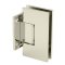 FHC Venice Series Wall Mount Hinge for Shower Doors - Short Back Plate, Polished Nickel (US14) Finished