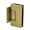 FHC Venice Series Wall Mount Hinge for Shower Doors - Short Back Plate, Satin Brass (US4) Finished