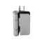 FHC Zephyr 180 Degree Glass-To-Glass Outswing Or Bifold Inswing Hinge for Shower Doors - 3/8" Glass, Polished Stainless Steel (US32) Finished