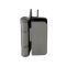 FHC Zephyr 180 Degree Glass-To-Glass Outswing Or Bifold Inswing Hinge for Shower Doors - 3/8" Glass, Satin Stainless Steel (US32D) Finished