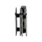 FHC Zephyr 180 Degree Glass-To-Glass Inswing Or Bifold Outswing Hinge for Shower Doors - 3/8" Glass, Satin Stainless Steel (US32D) Finished
