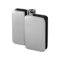 FHC Zephyr 180 Degree Glass-To-Glass Inswing Or Bifold Outswing Hinge for Shower Doors - 3/8" Glass, Satin Stainless Steel (US32D) Finished