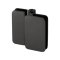 FHC Zephyr 180 Degree Glass-To-Glass Inswing Or Bifold Outswing Hinge for Shower Doors - 3/8" Glass, Matte Black (BLK) Finished