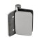 FHC Zephyr Wall Mount Inswing Hinge for Shower Doors - 3/8" Tempered Glass, Satin Stainless Steel (US32D) Finished