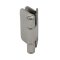 FHC Zephyr Wall Mount Outswing Hinge for Shower Doors - 3/8" Tempered Glass, Satin Stainless Steel (US32D) Finished