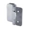 FHC Zephyr Wall Mount Outswing Hinge for Shower Doors - 3/8" Tempered Glass- Rear, Polished Stainless Steel (US32) Finished