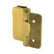 FHC Zephyr Wall Mount Outswing Hinge for Shower Doors - 3/8" Tempered Glass- Rear, Satin Brass (US4) Finished