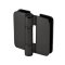 FHC Zephyr Glass-To-Glass Inline Outswing Hinge for Shower Doors - 3/8" Glass, Matte Black (BLK) Finished