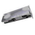 Assa Abloy PFT-34 Glass Door Transom Patch, with Blank insert, Clear Anodized Aluminum (US28) Finish