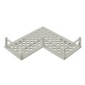 Deltana Bathroom Basket Soap Dish, Heavy Duty, Brass, Universal Corner Satin Nickel (US15) Finished