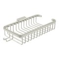 Deltana Wire Basket, Rectangular Shallow With Hook Polished Nickel (US14) Finished