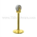 Ives RB471 Roller Bumper- Polished Brass